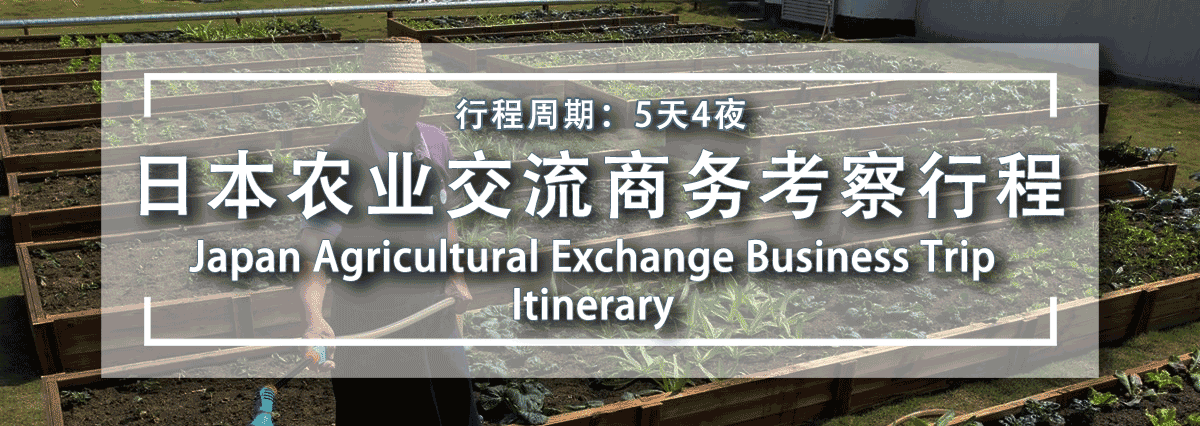 日本农业交流商务考察行程（阪东5天）